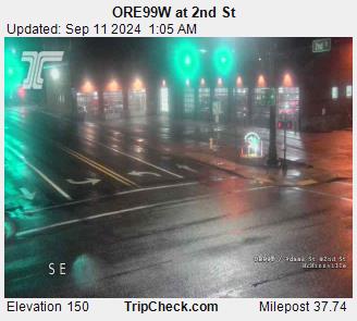 Traffic Cam ORE99W at 2nd St 